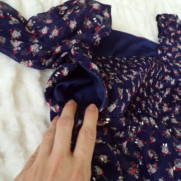 Altard state shirred mini dress S - Picture 7 of 7